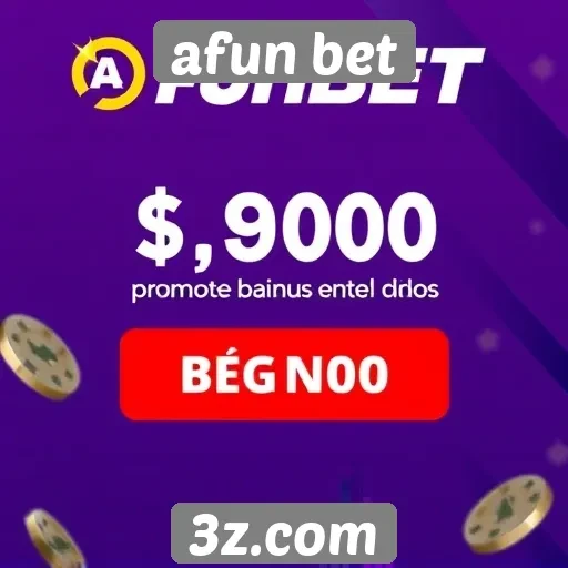 Promos e bônus disponíveis no afun bet